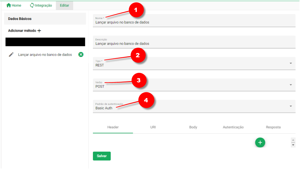 Implementar integração