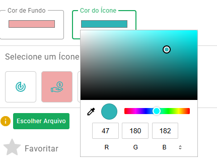 Cores do Painel cores painel